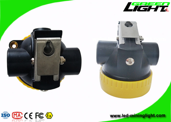 Do farol recarregável resistente do diodo emissor de luz do impacto/chama longa vida amarela da cor