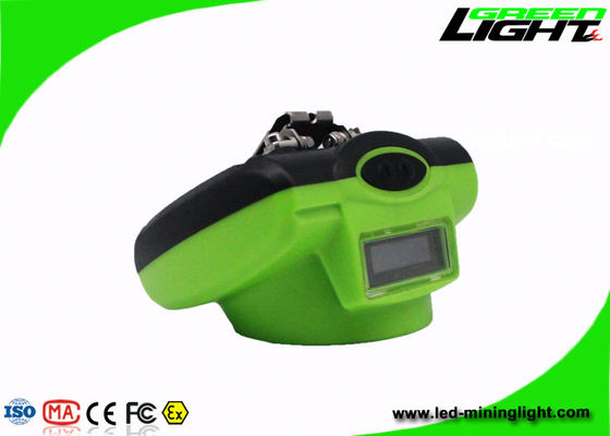 Luz da mineração do diodo emissor de luz da cor verde, lâmpada de mineiros do diodo emissor de luz com carregador 13000lux de USB