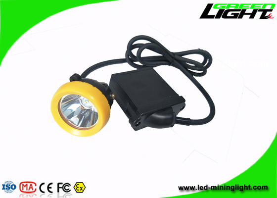 O tampão de mineração amarrado do feixe alto ilumina 10000 Lux With 6.6Ah Li - Ion Battery Pack