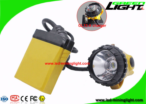 aviso alto da baixa potência de Cree With Cable SOS do feixe da luz do capacete de mineiros 10.4Ah baixo