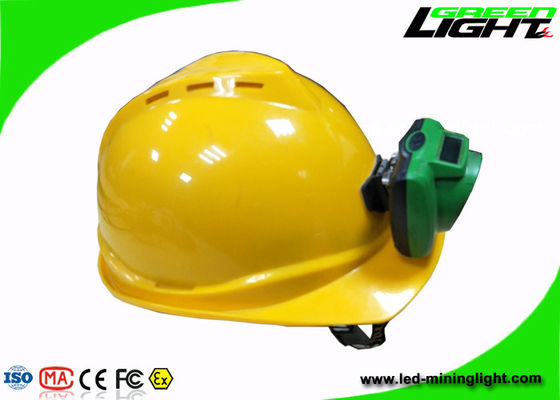 O capacete de segurança sem corda portátil da mineração do diodo emissor de luz conduziu o lítio Lon Battery do Lux IP68 das luzes 13000