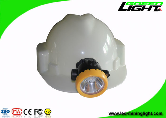 O material do PC conduziu o tampão de mineração sem corda ilumina a tampa amarela com 18650 Li - Ion Battery