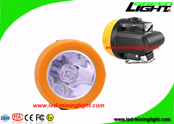 Peso leve 10000 Lux Economic Coal Mining Headlamp com feixe alto do carregador de USB baixo