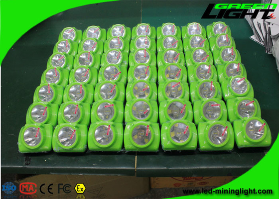 15000 tela do material OLED do ABS do PC de Lux Mining Cap Lights com corpo transparente