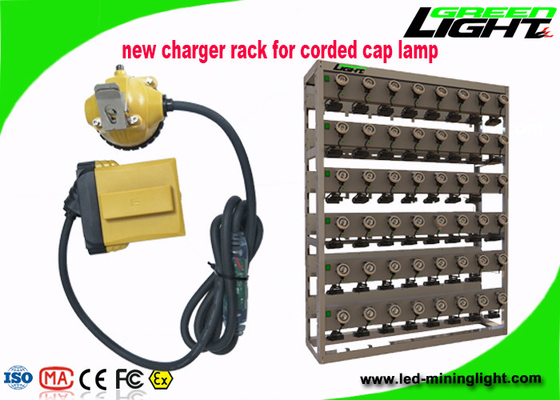 capacidade clara do feixe alto 10.4Ah da mineração do diodo emissor de luz 25000lux com luz de piscamento do cabo