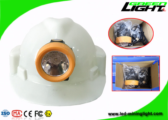 Explosivo de mineração conduzido material do brilho da lâmpada de tampão 10000lux do ABS anti com carregador de USB
