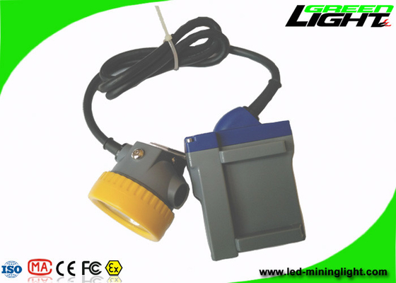 diodo emissor de luz da bateria do Li-íon 6.6Ah que mina a chama amarrado clara da lâmpada do feixe 15000lux alto resistente