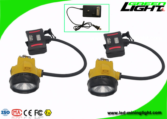 chama impermeável Semi-amarrado de pouco peso do feixe alto do farol 15000Lux 1.7W da mineração do diodo emissor de luz da lâmpada de tampão 392g IP68 resistente