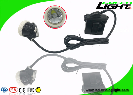Material do ABS longo da luz 6.6Ah Li - do Ion Battery da mineração do diodo emissor de luz do capacete de segurança do tempo de iluminação