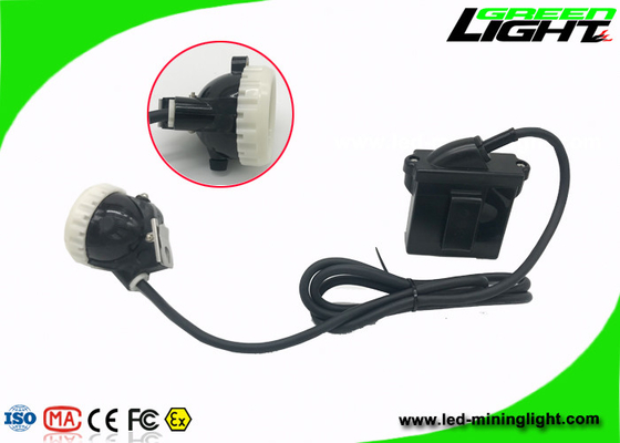 Material do ABS longo da luz 6.6Ah Li - do Ion Battery da mineração do diodo emissor de luz do capacete de segurança do tempo de iluminação