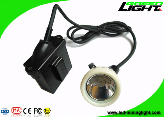 Bateria recarregável de mineração subterrânea IP67 da luz 10000lux 6.6Ah do diodo emissor de luz com cabo