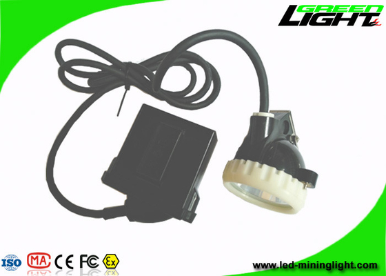Bateria recarregável de mineração subterrânea IP67 da luz 10000lux 6.6Ah do diodo emissor de luz com cabo