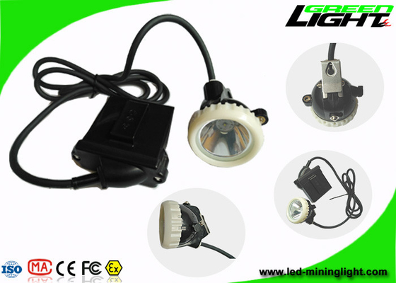 Bateria recarregável de mineração subterrânea IP67 da luz 10000lux 6.6Ah do diodo emissor de luz com cabo