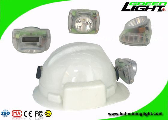 Explosivo do brilho da luz 13000lux do capacete de mineiros do feixe do PC anti com carregamento de USB