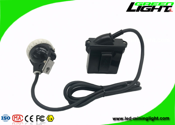 Luzes IP68 6.6Ah Li do tampão da mineração do diodo emissor de luz do ABS - brilho de Ion Battery 10000lux