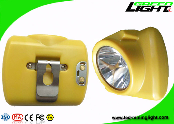 Luzes de mineração duráveis do capacete de segurança, economia de energia material da mineração da lâmpada de tampão do PC