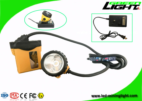 Diodo emissor de luz recarregável que mina o watt claro 3.7V do capacete de segurança 348lum 3 com bateria de SAMSUNG