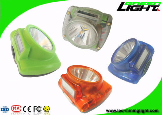 Material de mineração sem corda 13000lux do ABS do PC das luzes do diodo emissor de luz do CREE com baixo alarme da bateria