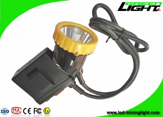 O tampão da mineração do diodo emissor de luz ilumina 50000lux o brilho IP67 recarregável para caçar o farol