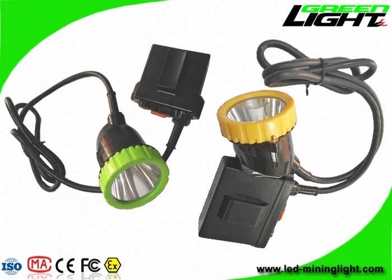 IP67 impermeável que mina o farol recarregável 3.7V 11.2Ah 50000lux do diodo emissor de luz a caça