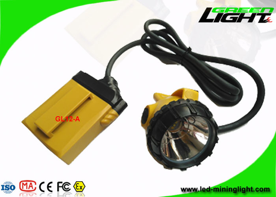 Farol ultra brilhante 10.4Ah IP68 da mineração do diodo emissor de luz com aviso da baixa potência do cabo SOS