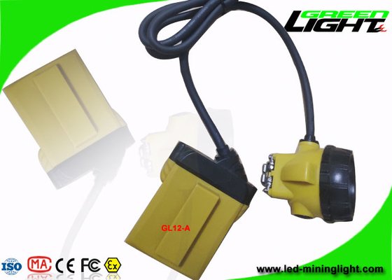 Farol ultra brilhante 10.4Ah IP68 da mineração do diodo emissor de luz com aviso da baixa potência do cabo SOS
