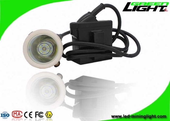 Capacidade amarrado da bateria do farol 10000lux 6.6Ah da luz da mineração do diodo emissor de luz do Cree do feixe alto