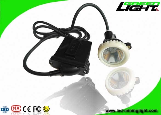 IP67 conduziu luzes de mineração do tampão, faróis recarregáveis 10000lux 6.6Ah da segurança subterrânea