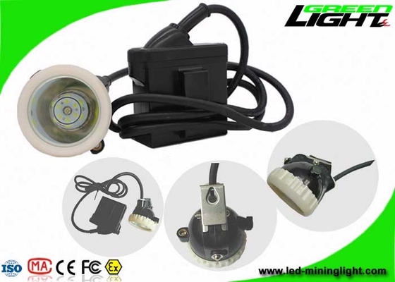 IP67 conduziu luzes de mineração do tampão, faróis recarregáveis 10000lux 6.6Ah da segurança subterrânea
