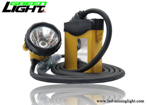 Farol recarregável leve de alumínio 25000lux IP68 CREE Light Source dos mineiros do copo