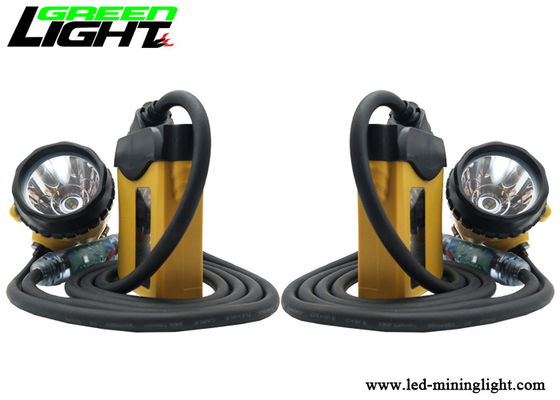 Farol recarregável leve de alumínio 25000lux IP68 CREE Light Source dos mineiros do copo