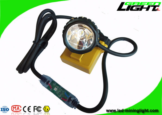 luzes recarregáveis amarrados da mineração do cabo 10.4Ah SOS da lâmpada de mineiros GLC12-A de carvão 25000lux