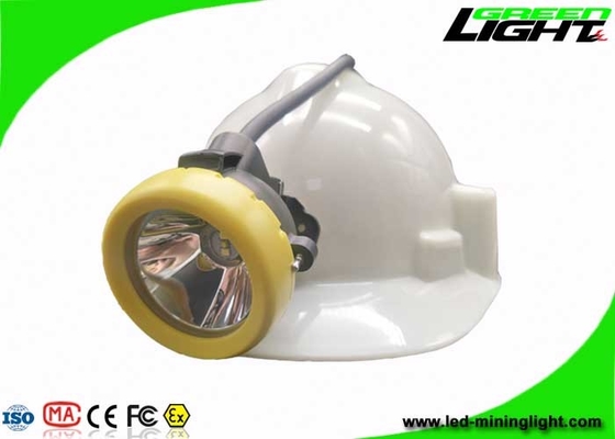 O capacete de segurança de mineração recarregável conduziu luzes, mineiros tampa o carregador de USB do apoio da lâmpada