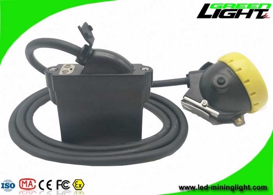 O capacete de segurança de mineração recarregável conduziu luzes, mineiros tampa o carregador de USB do apoio da lâmpada