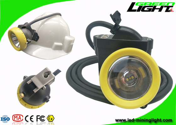 Bateria recarregável de mineração subterrânea da luz 10000lux 6.6Ah do diodo emissor de luz com aviso da baixa potência