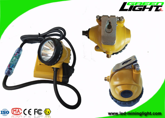 o tampão de mineração de 10.4Ah IP68 ilumina o aviso da baixa potência de 25000 Lux Minig Corded Cable With