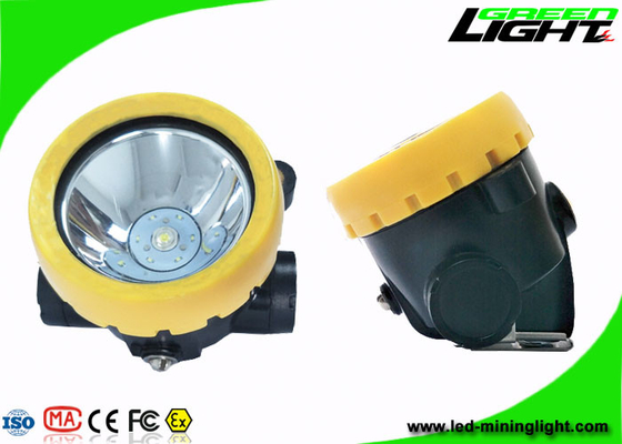 Luz de mineração sem corda portátil do tampão, luz toda do capacete de mineiros 4000lux em uma estrutura