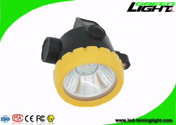Luz de mineração sem corda portátil do tampão, luz toda do capacete de mineiros 4000lux em uma estrutura