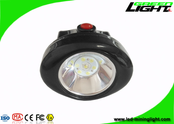 Maneira de carregamento de encaixe da bateria de IP67 450mA 10000 Lux Lminers Cap Lamp 2.8Ah
