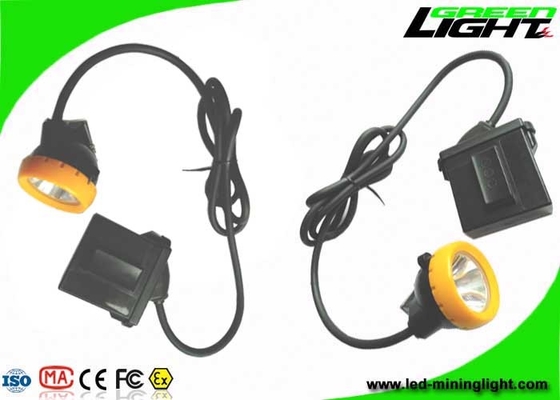 Luz à prova de explosões IP68 7.8Ah Li do capacete de mineiros do diodo emissor de luz - brilho de Ion Battery 10000lux