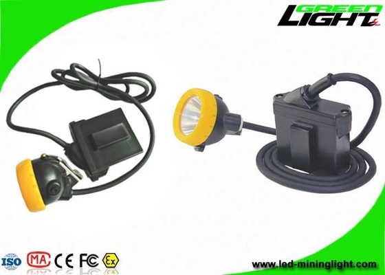 Luz à prova de explosões IP68 7.8Ah Li do capacete de mineiros do diodo emissor de luz - brilho de Ion Battery 10000lux