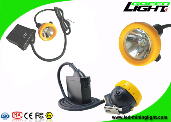 Luz à prova de explosões IP68 7.8Ah Li do capacete de mineiros do diodo emissor de luz - brilho de Ion Battery 10000lux