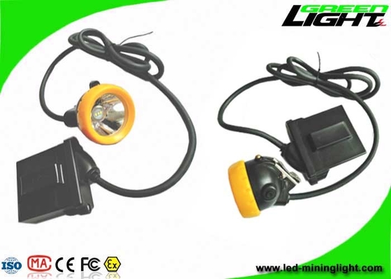 Luz 6.6Ah Li da mineração do diodo emissor de luz da lâmpada do capacete - ciclos 1000 da bateria de Ion Battery With