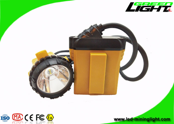 Os mineiros de alumínio tampam a lâmpada, bateria do diodo emissor de luz 10.4Ah SAMSUNG do farol IP68 do capacete de segurança
