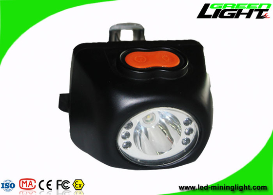 O capacete de segurança da mineração da tela de Digitas ilumina IP68 de pouco peso portátil 8000lux sem corda