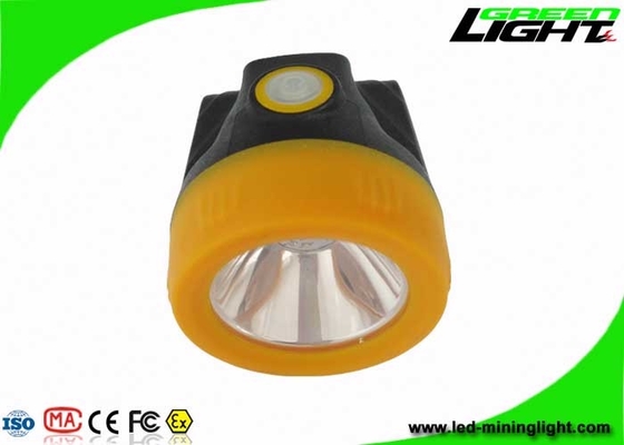 Brilho recarregável de pouco peso da lâmpada de tampão 10000lux dos mineiros do diodo emissor de luz garantia de 1 ano