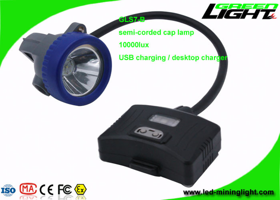 Semi - o tampão de mineração amarrado ilumina 10000 Lux Compact Resistant With 1 luz 6 SMD do cano principal