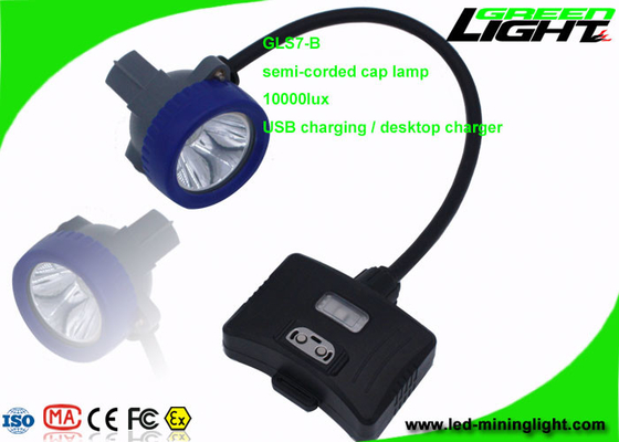 Semi - o tampão de mineração amarrado ilumina 10000 Lux Compact Resistant With 1 luz 6 SMD do cano principal