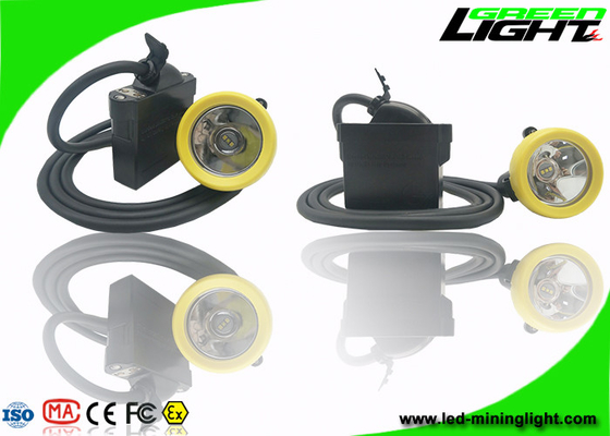 carregador de USB do brilho da luz 10000lux do capacete de mineiros de 1.67W IP68 garantia de 1 ano