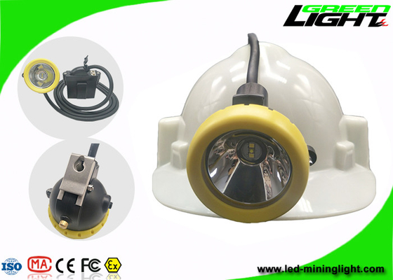 carregador de USB do brilho da luz 10000lux do capacete de mineiros de 1.67W IP68 garantia de 1 ano